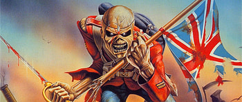 Preview iron maiden, , undead, flag, war HD wallpaper
