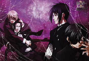 2 sides, anime, manga, goth anime, black butler HD wallpaper