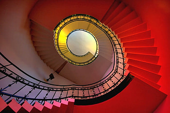 Up Stairs, cool HD wallpaper