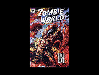 Zombie World, zombie, comic, world, fantasy HD wallpaper