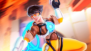Tracer Overwatch Artwork New, tracer-overwatch, tracer, games, deviantart, artwork HD wallpaper
