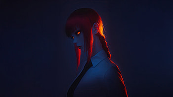 Makima The Mysterious Power, makima, chainsaw-man, anime-girl, anime, artist, artwork, digital-art, ai HD wallpaper