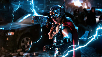 Jane Becomes Mighty Thor, thor-love-and-thunder, jane-foster, movies, 2022-movies, deviantart HD wallpaper