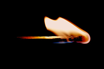 Fire, Dark, Flame, Match HD wallpaper