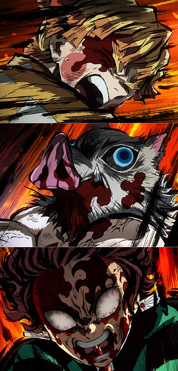 Kimetsu no Yaiba, Uzui, Gyutaro, DemonSlayer, Inosuke, UpperMoon, Zenitsu, Tengen, Daki, Tanjiro HD phone wallpaper