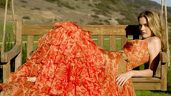 Blonde Girl Dress, blonde, girl, dress HD wallpaper