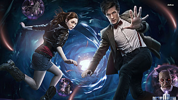 The Doctor And Amy Pond Doctor Who Doctor Who Matt Smith ) HD wallpaper