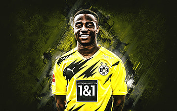 Youssoufa Moukoko, dortmund, german, BVB, moukoko HD wallpaper