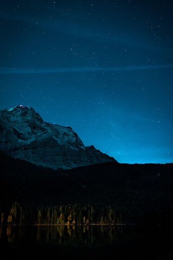 Nature, Sky, Mountains, Stars, Night, Rocks HD phone wallpaper