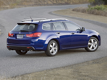 Auto, Acura, Cars, Asphalt, Side View, Style, Akura, Shrubs, 2010, Tsx HD wallpaper