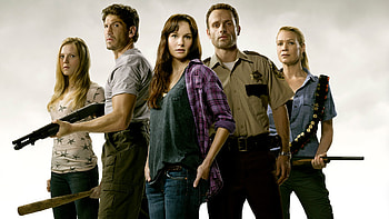 Jon Bernthal, Tv Show, The Walking Dead, Amy Harrison, Andrea (The Walking Dead), Andrew Lincoln, Emma Bell, Laurie Holden, Lori Grimes, Rick Grimes, Sarah Wayne Callies, Shane Walsh HD wallpaper