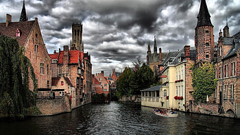Cities, Sky, Clouds, Venice, Mainly Cloudy, Overcast HD wallpaper
