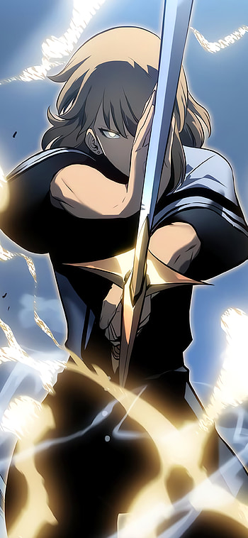 Cha Hae-in Strikes: Solo Leveling Anime , Cha Hae-in, Anime, Solo Leveling HD phone wallpaper