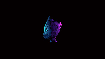 Baby Groot Minimal Artwork, baby-groot, superheroes, artwork, artist, minimalism HD wallpaper
