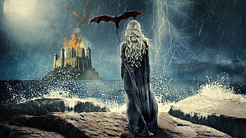 Game of Thrones Daenerys Targaryen Artwork HD wallpaper