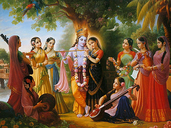 Radha Krishna Raslila , Krishna Leela HD wallpaper