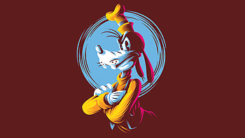 Goof Troop, Minimalist art, Cartoon HD wallpaper