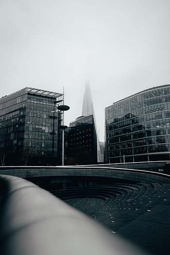 Cities, Architecture, Building, Fog, Modern, Up To Date HD phone wallpaper