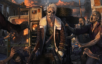 Zombie Killer, games, artstation HD wallpaper