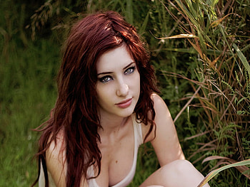 Susan Coffey, celebrity, red hair, beautiful, models, people HD wallpaper