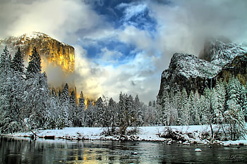 Mountains, winter, beautiful, nature HD wallpaper