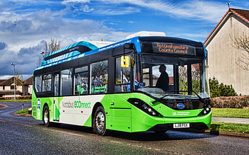 BYD Alexander Dennis Enviro200EV, , green bus, 2018 buses, passenger transport, electric buses, passenger bus, Alexander Dennis, BYD HD wallpaper