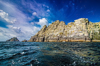 Nature, Sea, Waves, Rocks, Cliff HD wallpaper