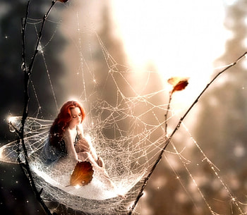 Autumn Fairy, Leaves, Fairy, Autumn, pretty HD wallpaper