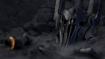Sauron, LOTR helmet, ArtStation WIP HD wallpaper