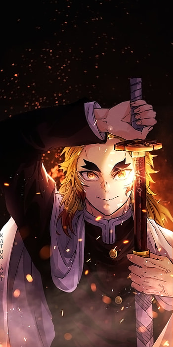 Rengoku, demon slayer, Rengoku fire hashira, hashira, hashira , Rengoku , demon slayer HD phone wallpaper