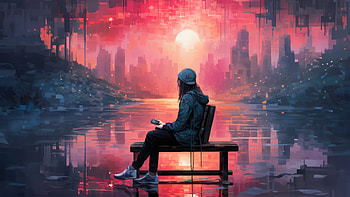 Lonely Generation, artist, artwork, digital-art, deviantart HD wallpaper