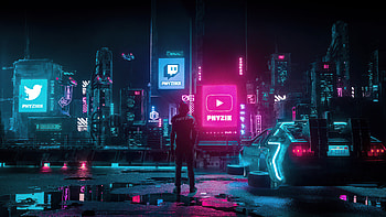 Phyzik Corp , scifi, cyberpunk, artist, artwork, digital-art, artstation HD wallpaper