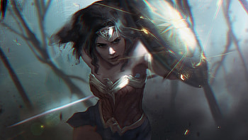 Wonder Woman Digital Art, wonder-woman, digital-art, deviantart, artwork, digital-art HD wallpaper