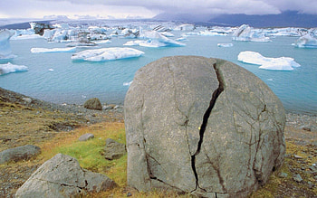 Nature, Water, Rock, Shore, Bank, Stone, Crack, Cold, Glaciers HD wallpaper