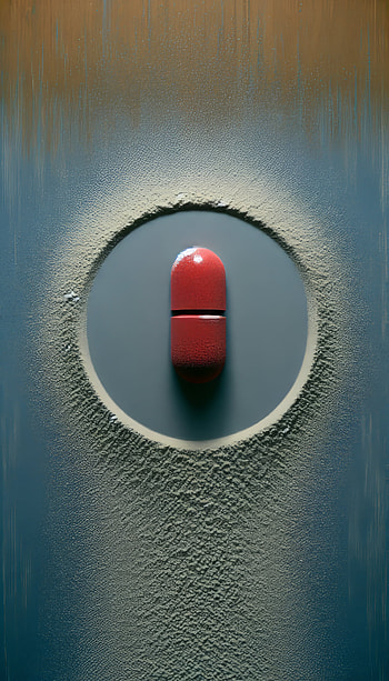 Red Pill Minimalist, red HD phone wallpaper