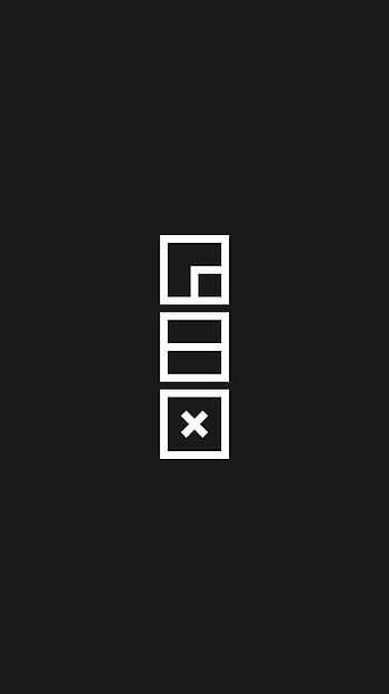 Minimal Stack; Vertical Icons; Quiet Squares; Monochrome Stack; Stacked Minimal, artistic, minimalist HD phone wallpaper