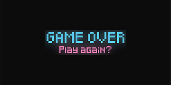 Game Over, Graphic design, Gaming accessory, Unique HD wallpaper