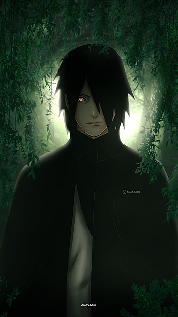 Sasuke Uchiha, Nature, Uchihaclan, art, Sasuke_Uchiha, cartoon, Naruto, anasxart, Boruto HD phone wallpaper