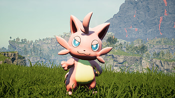 Palworld Creature - Vibrant Video Game Background, video game, Palworld, Pokemon, grass, landscape HD wallpaper