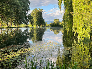 Lacul Teplita, ser, lger, cer, aer HD wallpaper