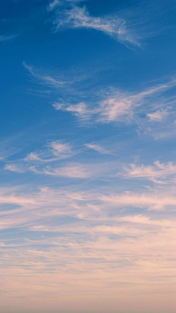 Blue clouds, Tranquil atmosphere, Nature's reflection, Heavenly beauty HD phone wallpaper