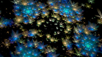 Universe wonders, lights, fractals, universe, , , gold, blue, art, cg, abstract, pretty HD wallpaper