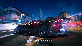 Corvette C7, chevrolet-corvette-c7r, chevrolet-corvette, chevrolet, 2020-cars, deviantart HD wallpaper