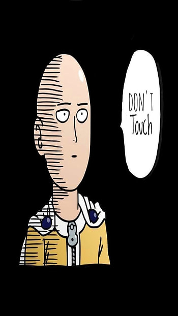 Saitama, always, one punch man, dont touch, aod, display, dark, best, theme, opm, on HD phone wallpaper