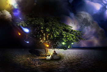 Dream, clouds, fantasy HD wallpaper