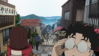 Dandadan - Jin city, Dandadan, Ken Takakura, Momo Ayase, Jin Enjouji, Seiko Ayase HD wallpaper
