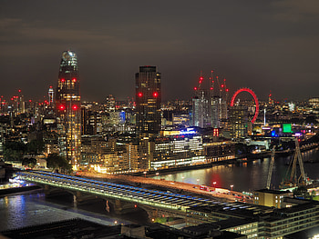 Cities, Building, Lights, Night City, Bridge, Glow HD wallpaper