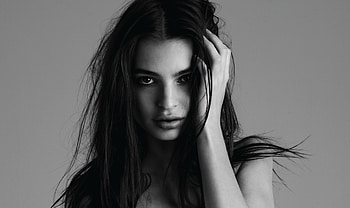 Emily Ratajkowski Monochrome, emily-ratajkowski, celebrities, girls, monochrome, black-and-white HD wallpaper
