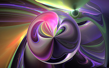 The rainbow transit of venus., Abstract, Fractal, Fantastic, Rainbow HD wallpaper