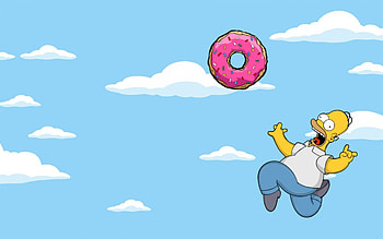 Homer Simpson, Animation, , High resolution HD wallpaper